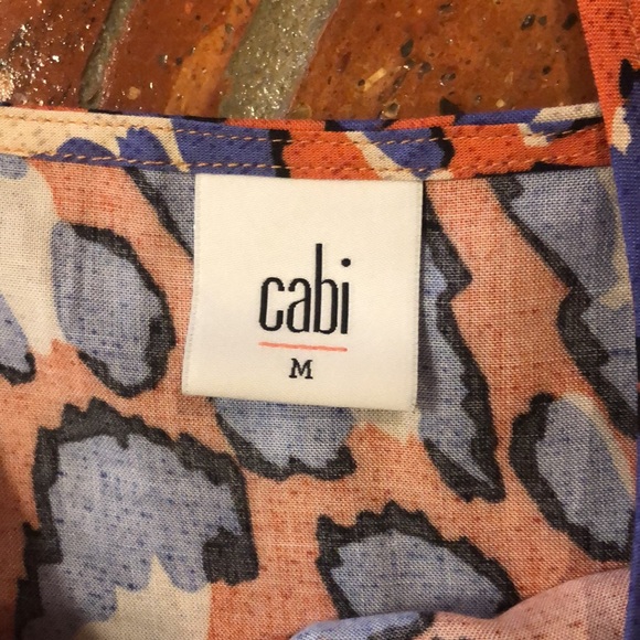 CAbi Isla Cami leopard print button front szM - Picture 5 of 12